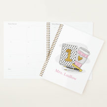 First Grade White Notebook Coffee