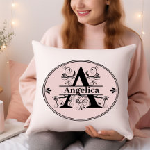 Monogram, split for customizable name. Colorchoice