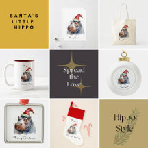 Santa's Little Hippo