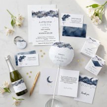 A Little Star | Celestial Watercolor Clouds Suite
