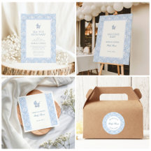 Preppy Coquette Coastal Baby Shower