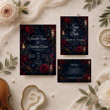 Moody Gothic Rose Wedding