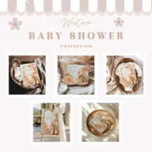 Boho Cowgirl Western Theme Baby Shower