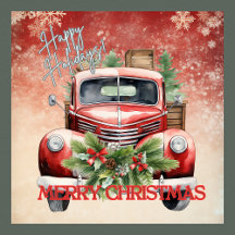 Old Fashioned, Nostalgic Christmas Card