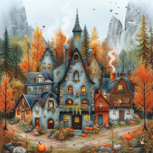 Thanksgiving Gold Foil Greeting Cards