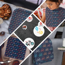 Bicycle Art Baby Shower/Birthday Party Supplies