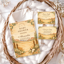 Western Desert Wildflower Baby Shower