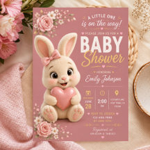 Cute Animal Baby Shower Invitations Collection 