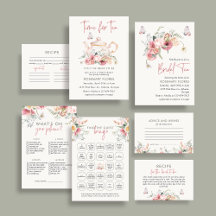 Time For Tea Boho Floral Bridal Shower