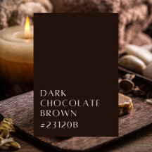 Dark Chocolate Brown
