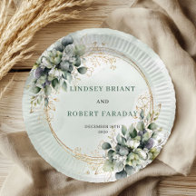 Elegant Greenery and Gold Wedding 245W