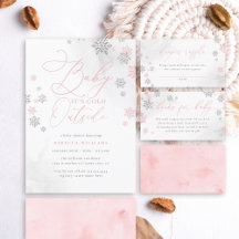 Baby It's Cold Outside   Girl Baby Shower