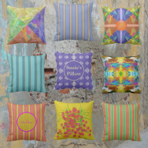 Pillow Sets - Abstract and Coordinated Stripes