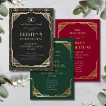 Gold Art Deco Celebration