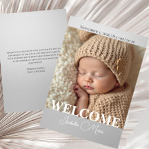 Custom Birth Announcements