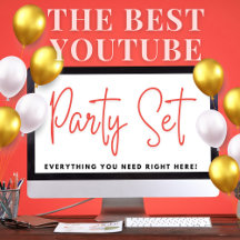 Birthday Tube Party Set 