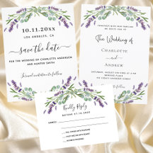 Lavender wedding