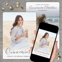 Quinceanera Photo Invitations & Save the Dates