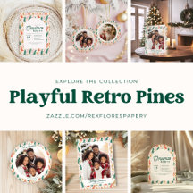 Playful Retro Pines
