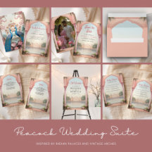 Pink Floral Royal Indian Palace Wedding Suite