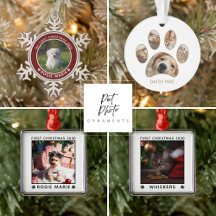 Bestselling Cute Pet Photo Christmas Ornaments