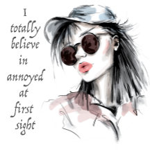 Annoyed at first sight 