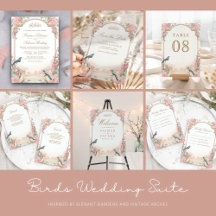Romantic Birds Muslim Wedding Suite