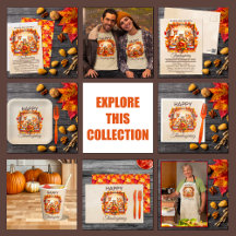 Thanksgiving Woodland Animals Autumn Leaves