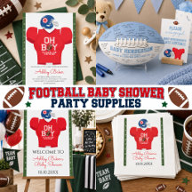 Football Baby Shower Party Supplies