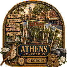 Athens Georgia Postcards/Gifts