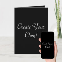 Create Your Own Black Card and Download
