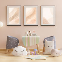 Neutral Textured Abstract Wall Art – Minimalist Be