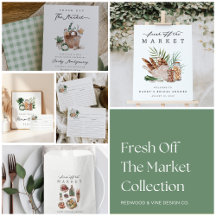 Fresh Off the Market Farmers Market Bridal Shower