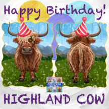 Highland Cow Birthday Party