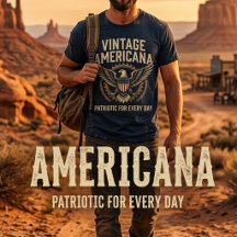 Vintage Americana Patriotic Apparel