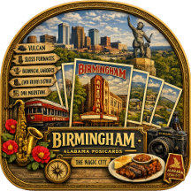 Birmingham Alabama Postcards/Gifts