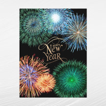 New Year Card Strawflower