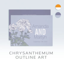 Chrysanthemum white flower wedding