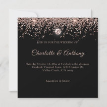 Shimmer Pearl Foil glitter & Gemstone Wedding