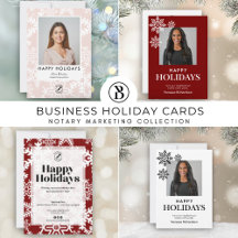 Modern Notary Holiday Cards