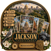 Jackson Mississippi Postcards/Gifts