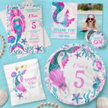 Mermaid Under the Sea Party