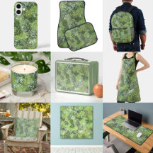 Green Leaf Trees With Blue Sky Peaking Through Art