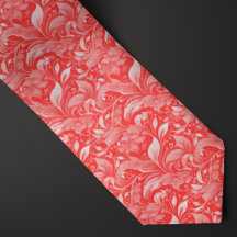Poppy Red Neckties