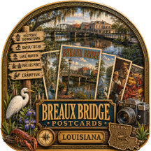 Breaux Bridge Louisiana Postcards/Gifts