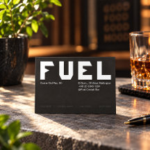 Black Minimalism Business card