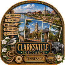 Clarksville Tennessee Postcards/Gifts