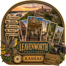 Leavenworth Kansas Postcards/Gifts