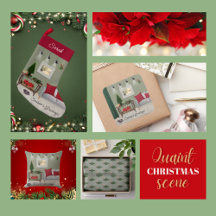 Quaint Christmas Scene Collection