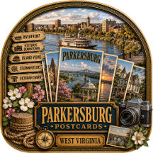 Parkersburg West Virginia Postcards/Gifts